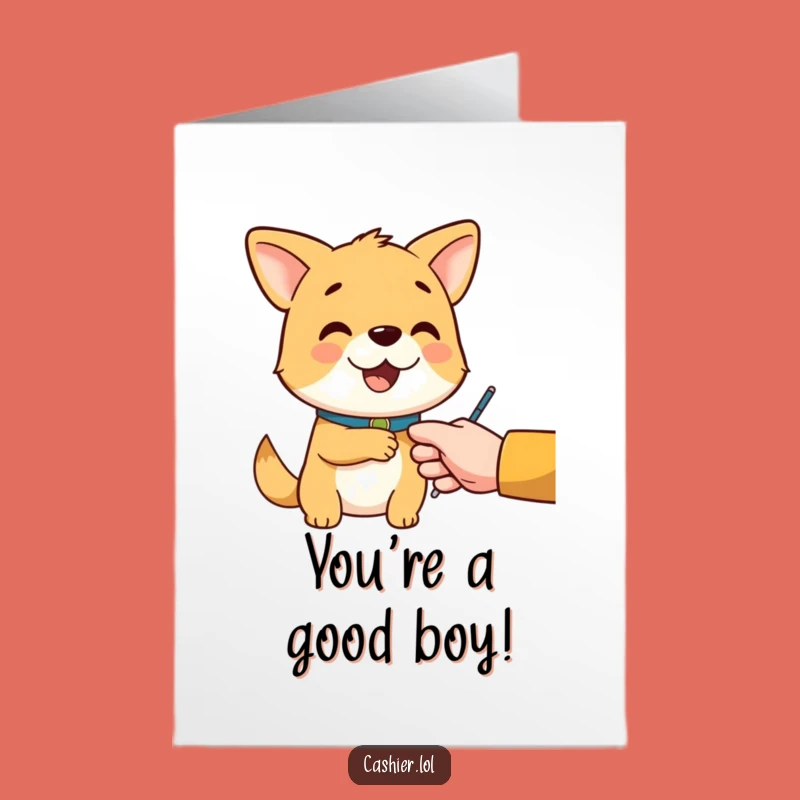 Free Printable Congrats Card: Dog's Service, Funny Achievement, Top Downloadable Gift