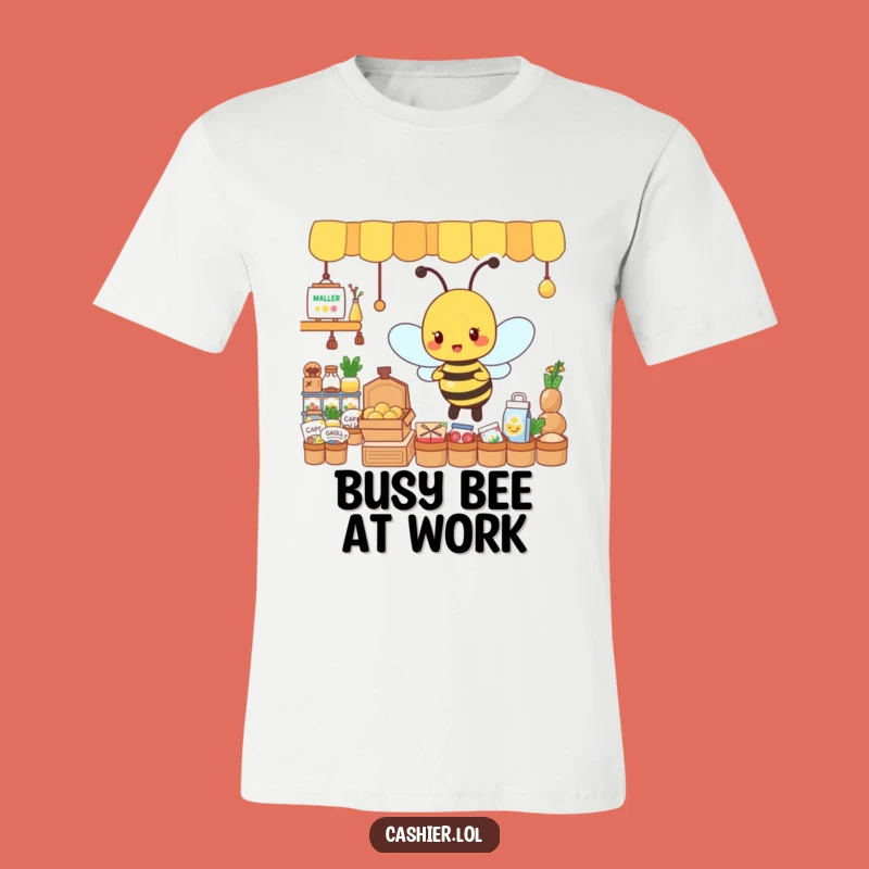 Funny Bee Hustle T-Shirt - Busy Bee Energy Tee